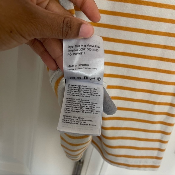 Wood Wood x Garfield Moa Long Sleeve T-Shirt - Picture 8 of 8